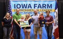 Fourth Generation Farmer from Shell Rock Recognized for Environmental Leadership