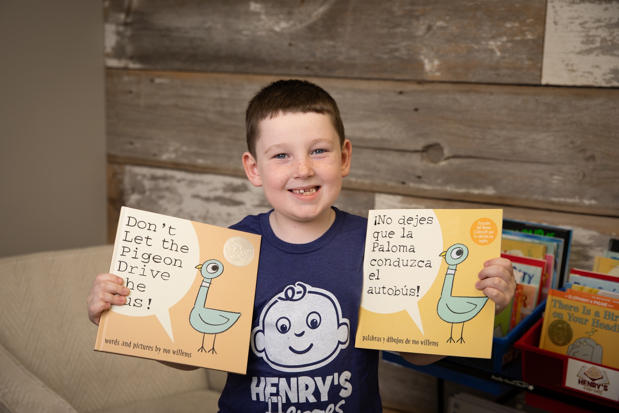 Henry's Heroes Program Launches Bilingual Book Carts